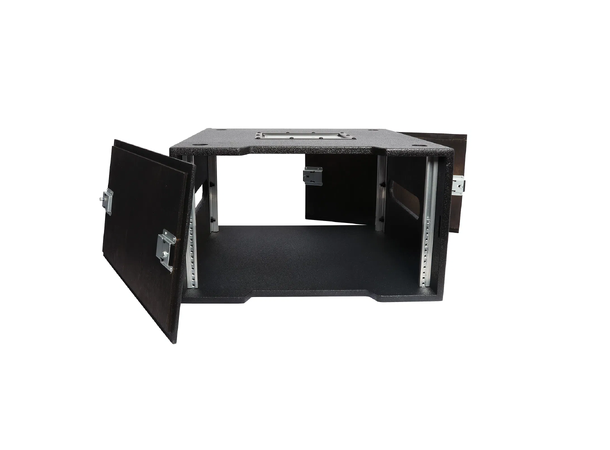 ELUMEN8 Wooden Rack 6U 19", Sort