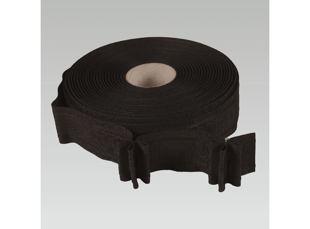 GERRIETS Madisonband på rull 50m, trippel, Sort