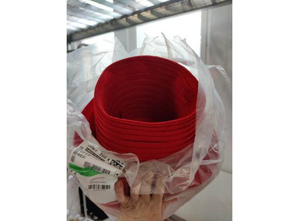 KAGU Rewind Gulvteppe, 50m Rull, B-Vare Red, 2m bredde 
