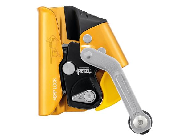 PETZL ASAP LOCK Løpebrems for tau Låsbar, for 10-13mm tau 