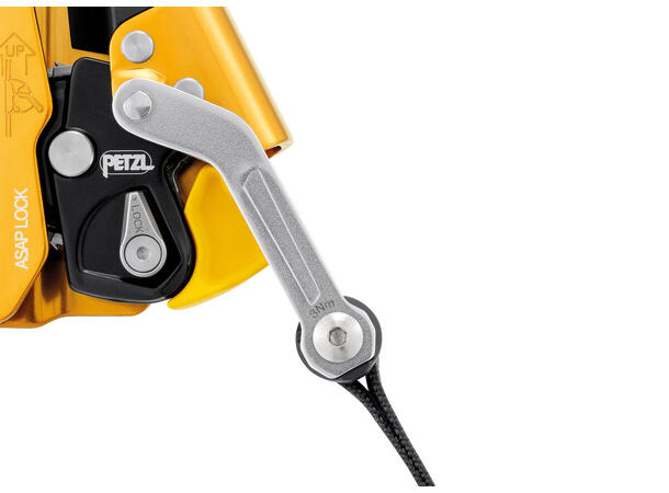 PETZL ASAP LOCK Løpebrems for tau Låsbar, for 10-13mm tau 