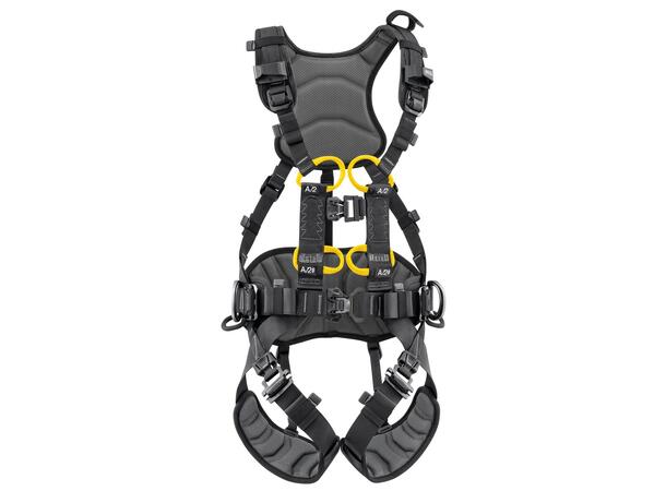PETZL VOLT Fallsele, str 2 Europeisk versjon, Sort/Gul 