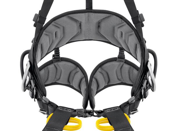 PETZL VOLT Fallsele, str 2 Europeisk versjon, Sort/Gul 