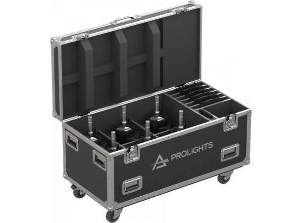 PROLIGHTS FCLECLFRCTPXS Flightcase Til 6 x ECLFRCTPXS series