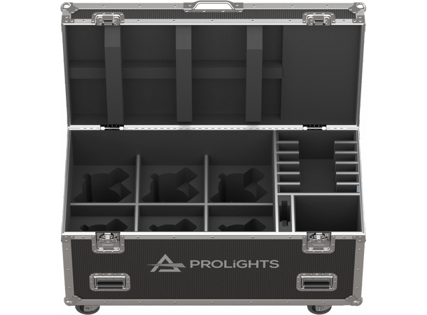 PROLIGHTS FCLECLFRCTPXS Flightcase Til 6 x ECLFRCTPXS series