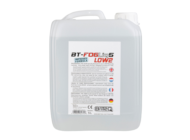 BRITEQ Røykvæske, low fog 4 x 5 Liter 