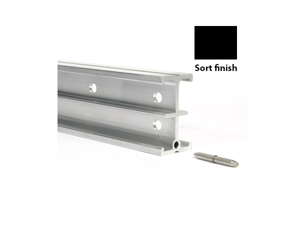DOUGHTY studio rail 80 2m, Sort 