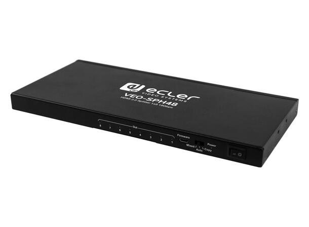ECLER VEO-SPH48 HDMI-splitter 1x8 HDMI splitter, 4K/60, 18Gbps 
