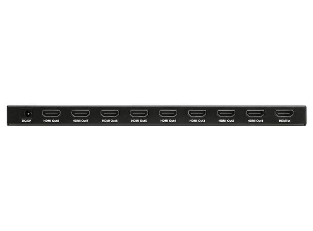 ECLER VEO-SPH48 HDMI-splitter 1x8 HDMI splitter, 4K/60, 18Gbps 