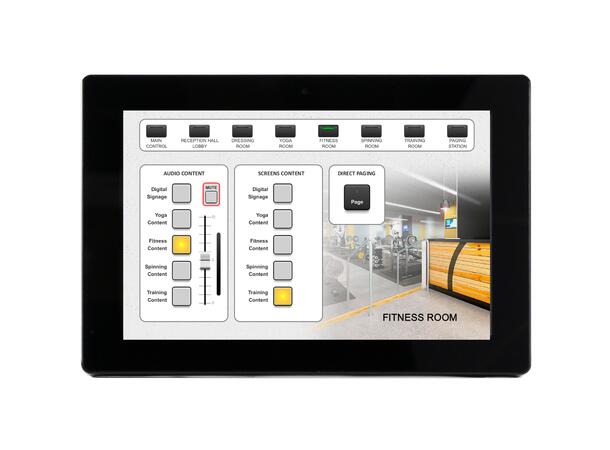 ECLER WPNETTOUCH Touchpanel 10" touchscreen, PoE, VESA75 