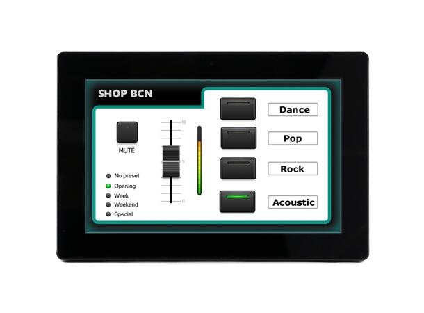 ECLER WPNETTOUCH Touchpanel 10" touchscreen, PoE, VESA75 