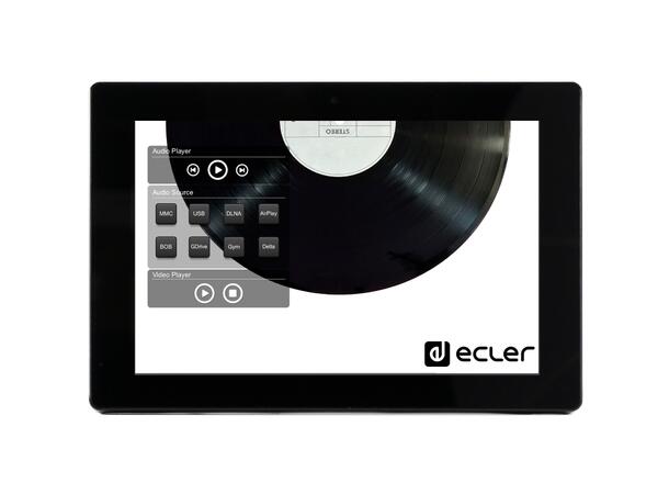 ECLER WPNETTOUCH Touchpanel 10" touchscreen, PoE, VESA75 