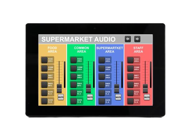 ECLER WPNETTOUCH Touchpanel 10" touchscreen, PoE, VESA75 