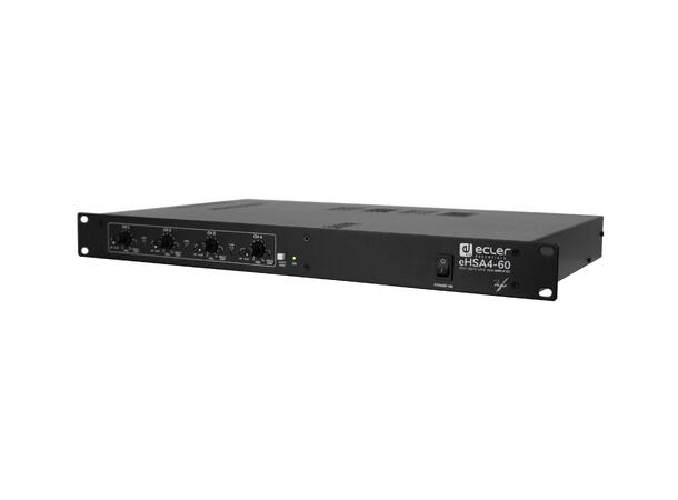 ECLER eHSA4-60 Forsterker 4 x 60W @ 4ohm 