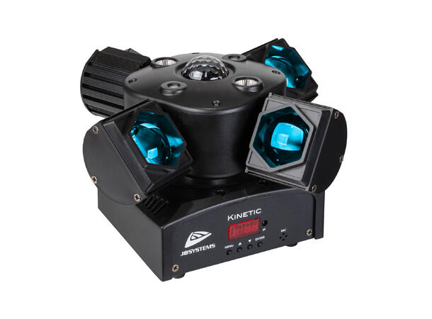 JB SYSTEMS Kinetic Effektbelysning 4x15W RGBW, 1x10W RGBW, 2x5W