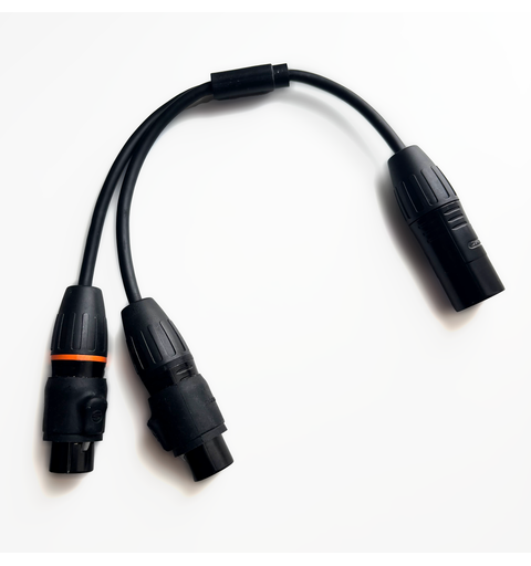 SWISSON XAC-Y DMX Y-cable For 2 univers on XND-1