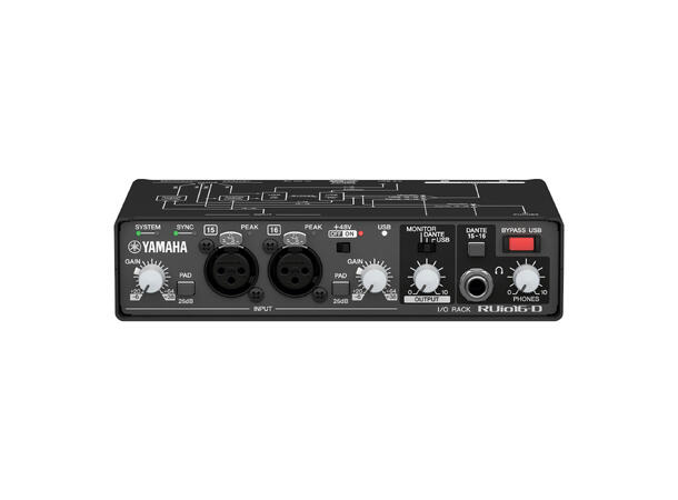 YAMAHA RUIO16-D I/O Rack 2x2 Analouge I/O, 16x16 Dante I/O, USB 