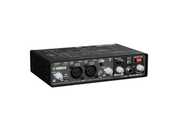 YAMAHA RUIO16-D I/O Rack 2x2 Analouge I/O, 16x16 Dante I/O, USB 