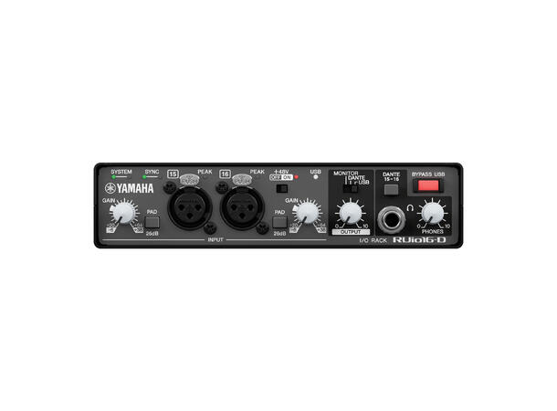 YAMAHA RUIO16-D I/O Rack 2x2 Analouge I/O, 16x16 Dante I/O, USB 