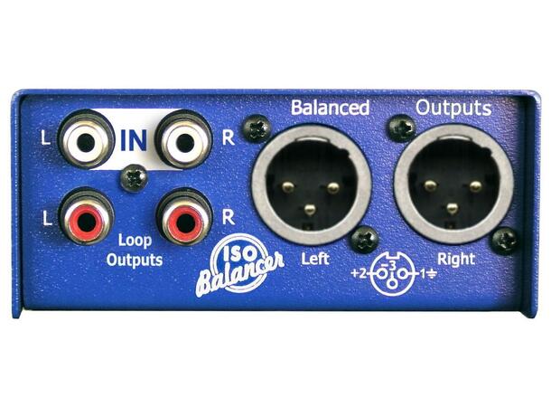 ARX Iso Balancer RCA inn, 2 x XLR ut