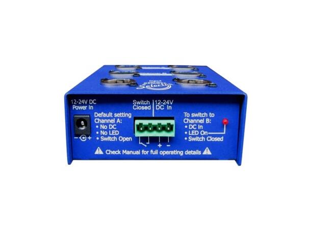 ARX Remote Switcher A/B velger XLR inn/ut, remote DC kontroll