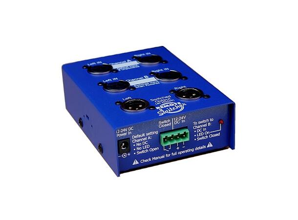 ARX Remote Switcher A/B velger XLR inn/ut, remote DC kontroll