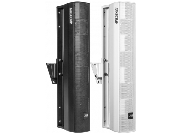 DAD ARK803MP Søylehøyttaler 200W, 8x3" Sort. Maks SPL 120dB