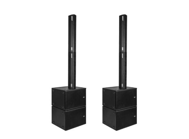 DAD ARKPLUS3-ST column array pakke, sort 2 x ARK112SA+2 x ARK112SP+4 x ARK803AP 