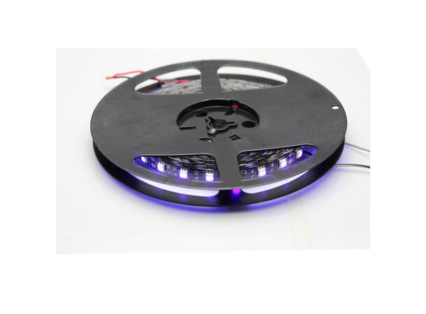 SBL LED UV LED strip, 395-400nm 5 meter, 10mm, innendørs. 24V, §S