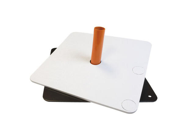 WENTEX 89315 Baseplate cover 450(l) x 450(w)mm. Hvit
