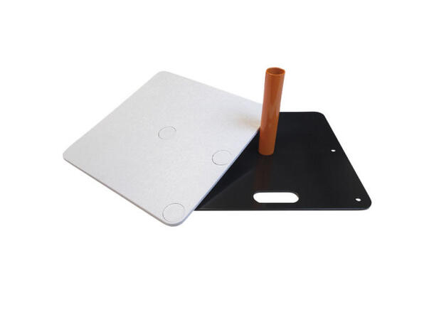 WENTEX 89315 Baseplate cover 450(l) x 450(w)mm. Hvit