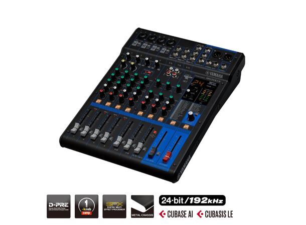 Yamaha MG10XUF mikser 10  inputs, 4 mic/3 stereo line