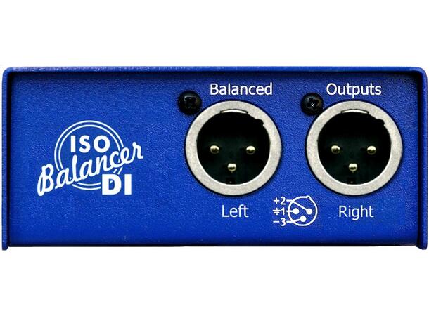 ARX Iso Balancer DI Minijack, Jack og RCA inn, 2 x XLR ut