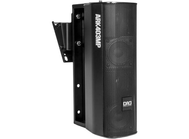 DAD ARK403MP Søylehøyttaler 100W, 4x3" Sort. Maks SPL 114dB