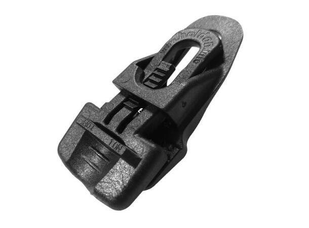 Holdon Midi Clip, sort For feste på molton som ikke har maljer