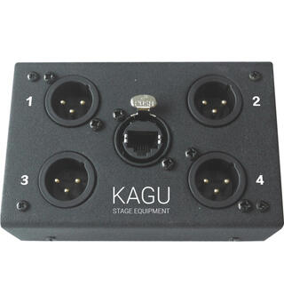 KAGU CAT til 4 x XLR han interface 4 x 3 pin XLR han for audio