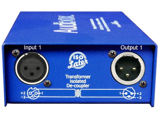 ARX IsoLater Skilletrafo 1 kanal, XLR inn/ut