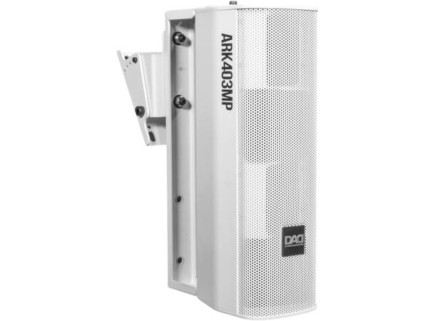 DAD ARK403MP Søylehøyttaler 100W, 4x3" Hvit. Maks SPL 114dB
