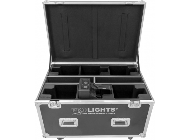 PROLIGHTS FCLSUNBLAST Flightcase for 6x SUNBLAST, foam shells inkl.