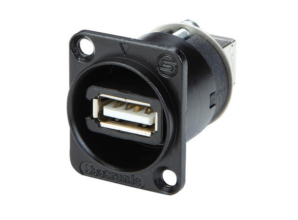 SEETRONIC SAUSB-W-B USB for chassis Sort. D-panel. Vendbar A-B, B-A