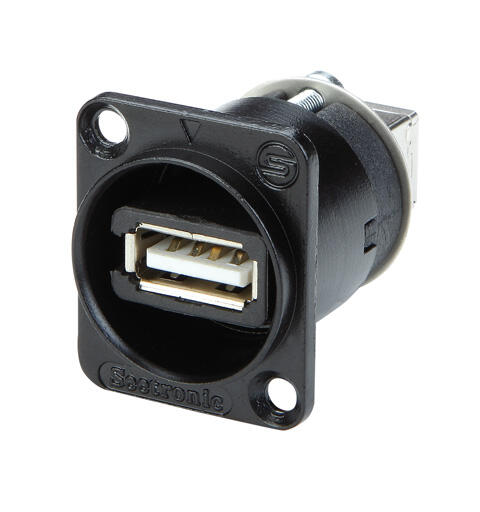 SEETRONIC SAUSB-W-B USB for chassis Sort. D-panel. Vendbar A-B, B-A