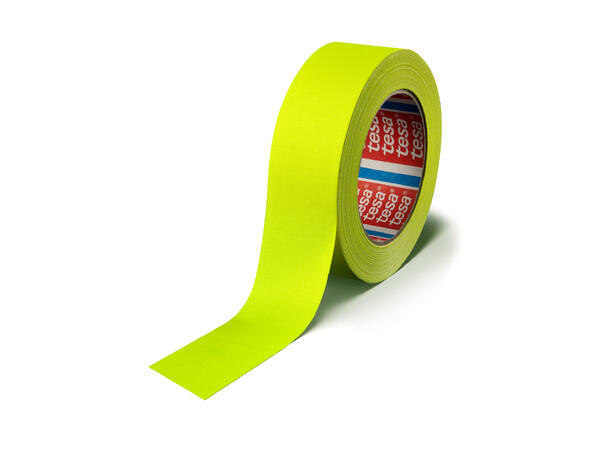 TESA 4671 Highlight gaffa 19mm x 25m, fluoriserende gul