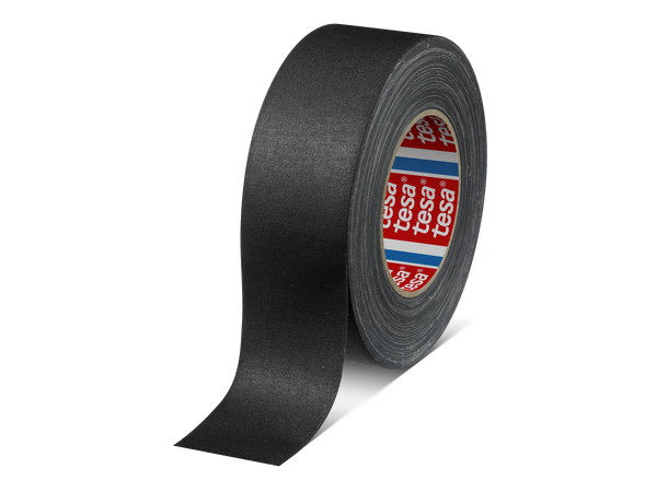 TESA 4671 Premium matt gaffa 50mm x 50m, sort matt