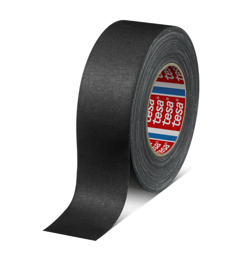 TESA 4671 Premium matt gaffa 50mm x 50m, sort matt