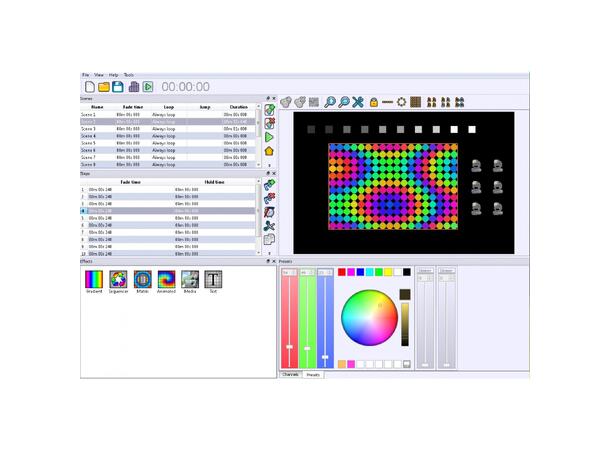 BRITEQ LD-1024 DIN DMX Interface 102ch/4MB, DIN rail, Chromateq software