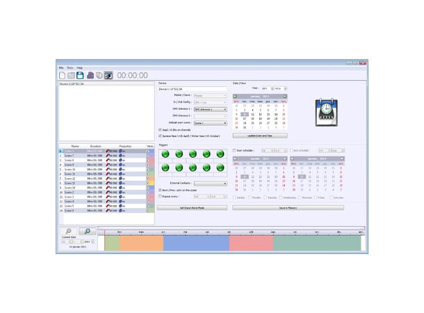 BRITEQ LD-1024 DIN DMX Interface 102ch/4MB, DIN rail, Chromateq software