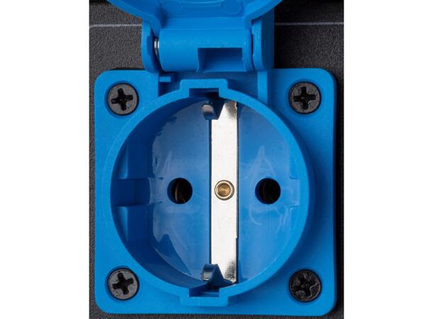 BRITEQ PD-63SH, 63A strømdistribusjon 12 x 16A ut på Schuko + harting og soca
