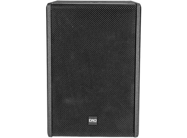 DAD ARK112SA Aktiv sub 700W, 12" Sort. Maks SPL 124dB. 700W utg. for sat.
