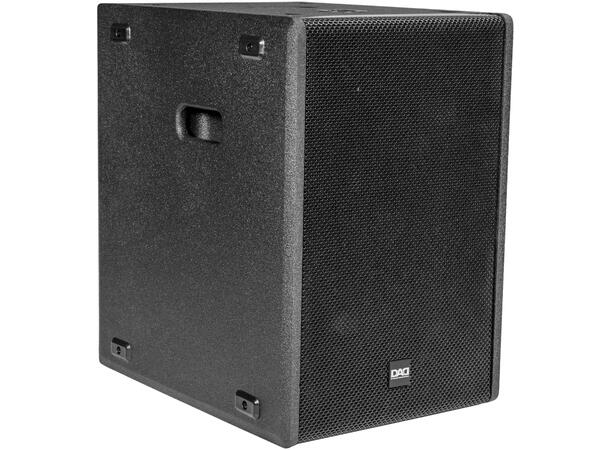 DAD ARK112SA Aktiv sub 700W, 12" Sort. Maks SPL 124dB. 700W utg. for sat.