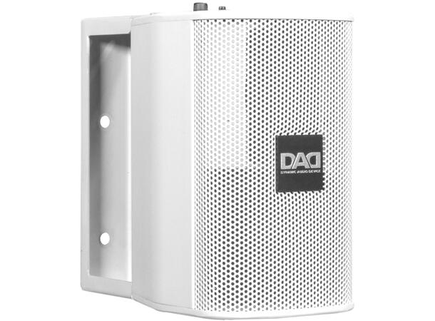 DAD ARK203MP Søylehøyttaler 50W, 2x3" Hvit. Maks SPL 108dB